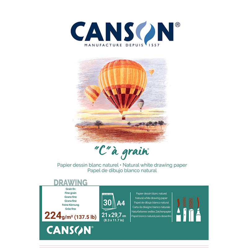 Canson C-A-Grain 20F A4 224G 27183